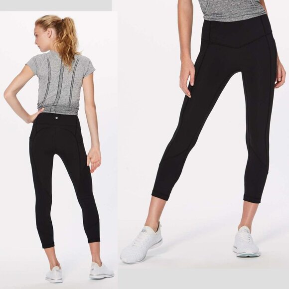 Lululemon - All The Right Places Crop II *23" Leggings W6AMYS | Black | Size 4 - Picture 2 of 9